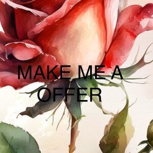 Make me an offer on anything listed no price is the wrong price